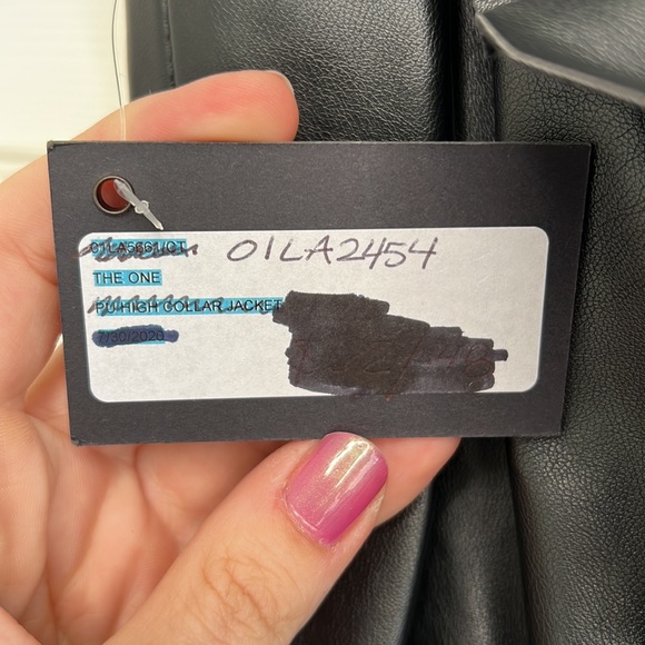 NWT BlankNYC black faux leather ruffle sleeve jumpsuit size small - Picture 4 of 14